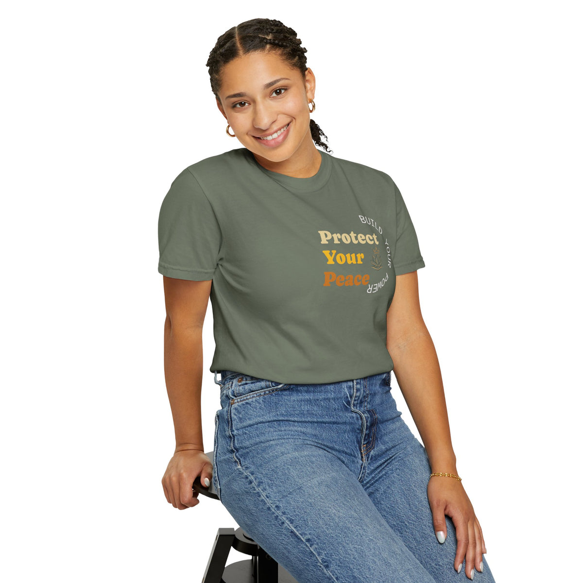 Protect Your Peace T-Shirt — "Build Your Power" Comfort Tee