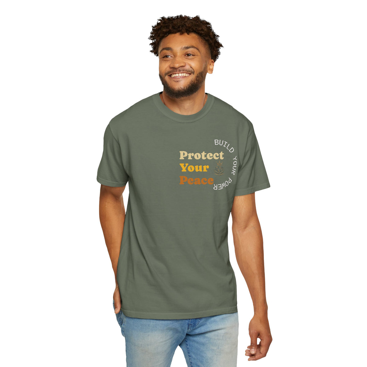 Protect Your Peace T-Shirt — "Build Your Power" Comfort Tee