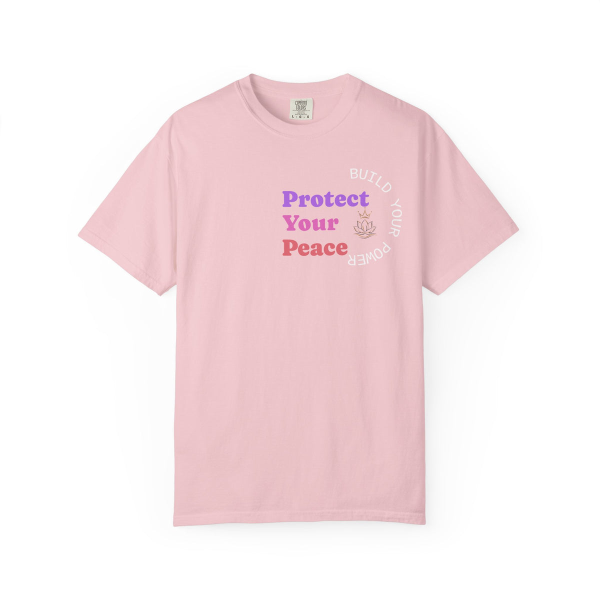 Protect Your Peace tee | minimalist peace hand graphic