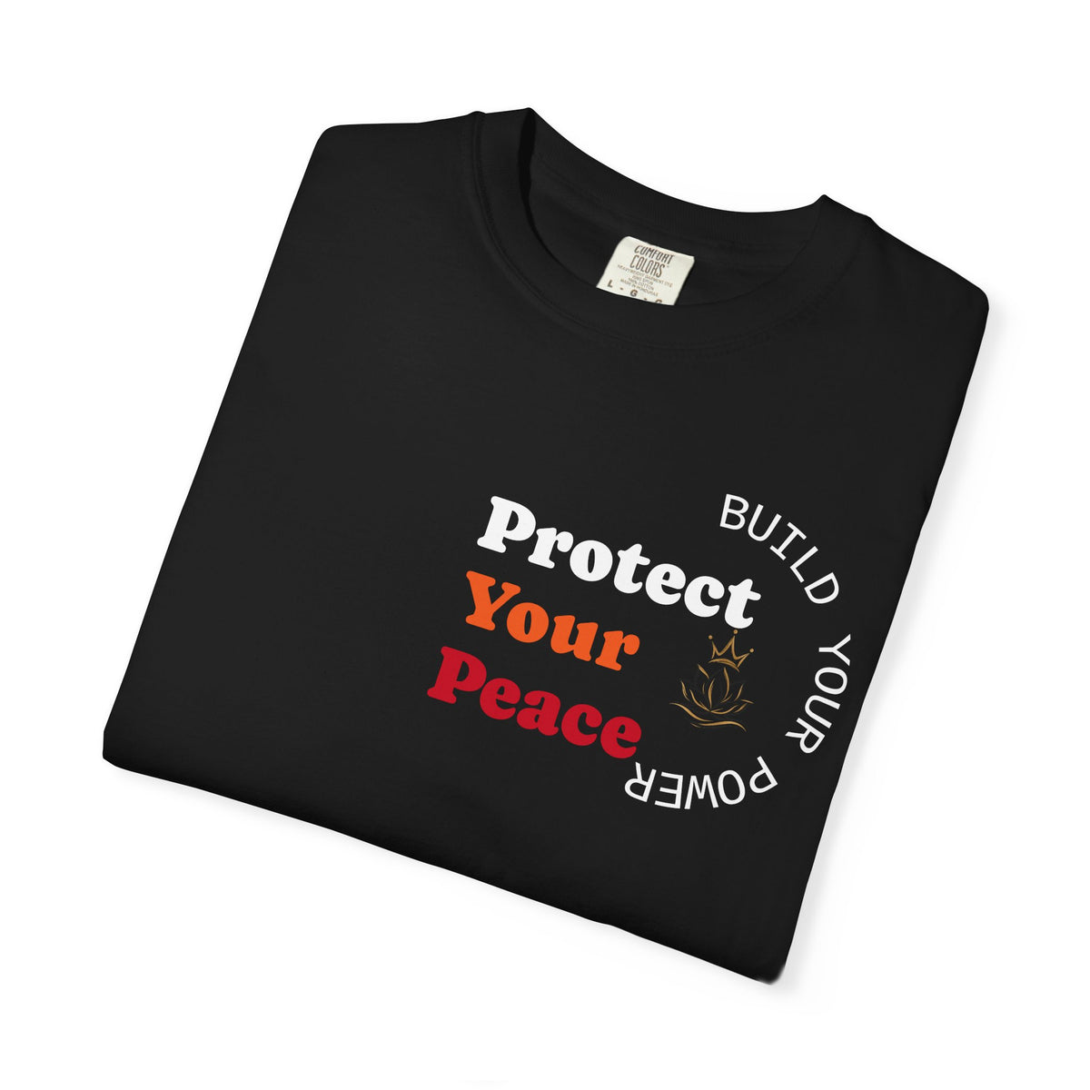 Protect Your Peace tee | minimalist peace hand graphic